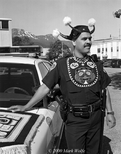 Native policeman - Juneau, Alaska